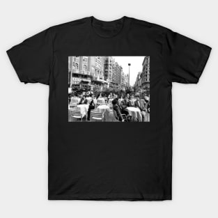 Vintage Cafe on C. San Antonio Madrid Spain T-Shirt